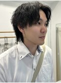 マッシュウルフ センターパート