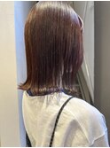 20代30代40代大人可愛い髪質改善カラー肩ラインボブ艶ブラウン