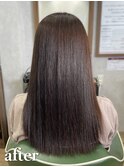 高濃度水素ケアカラー+オーダーメイド髪質改善トリートメント