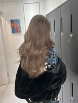 ペレ 渋谷(PELE)&nbsp;ホワイトグレージュ/デジタルパーマ/チェリーブラウン/渋谷