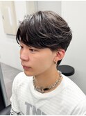 ニュアンスパーマ&眉カット