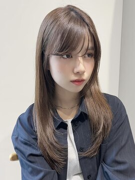 ノイ(noi) 髪質改善トリートメントミルクティーベージュカラーくびれヘア