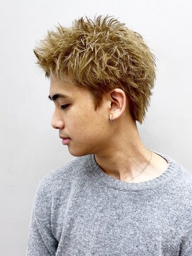 アルバム 銀座(ALBUM GINZA) サーフカールスパイキーショートスペインカール_ba555841