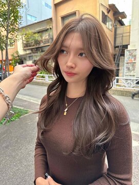 フィーネ 横浜(Fi -Ne) 韓国ヘア20代30代大人モカベージュ/髪質改善/プルエクステ横浜