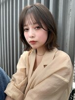 ロンドプランタン 恵比寿(Lond Printemps) 暗めカラー/レイヤーカット/マロンベージュ/くすみベージュ