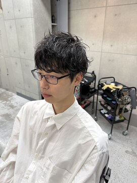 クロム トウキョウ ザ バーバーアルト 神保町店(CHROM TOKYO the Barber ALT) マッシュスタイル×シャドウパーマ×ダウンパーマ