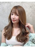 韓国風レイヤー/韓国風ヘア/髪質改善/透明感カラー