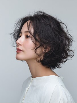 ビフィーノ リルネ(Bifino Rilune) クラゲヘアー/小顔/ココアベージュ/オリーブグレー/川西