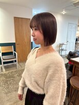 ヘアーブレイス(hair brace) 千葉駅/着物ヘア/大人ガーリー/ダークアッシュ/似合わせカット