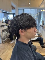 アメラボ 平針店(AmeLab) 【刈り上げない波巻きパーマ!】山本凌也