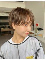 サンドパールス 仙台店(sand PALCE)&nbsp;髪質改善/大人ガーリー/似合わせカット/ショートボブ前髪/仙台
