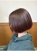 エンドカラーで魅せるボブ