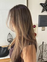 ヘアアンドスペース ベロン(hair&space velon) ベージュハイライト