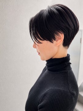 ネス ヘアメゾン アシヤ(ness HAIR MAISON ASHIYA) 大人女性のハンサムベリーショート/黒髪小顔ショート【芦屋川】