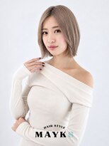 メイクス 町田(MAYKS)&nbsp;縮毛矯正しながらハイトーンボブが叶う！
