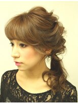 コルソ ケーツー 梅田 茶屋町(corso k-two)&nbsp;カジュアル☆ラフ感があるフワモコポニーテールＵＰ【茶屋町】