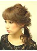カジュアル☆ラフ感があるフワモコポニーテールUP【茶屋町】