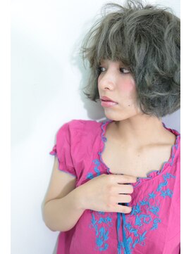 フェリシータ 緑地公園店(felicita) 外国人風カラーハニーヘア@カーリーマッシュ