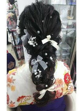 ハナココ 水戸店(hana Coco) 着崩れしない袴着付け編み下ろし 卒業式 成人式 和装 水戸