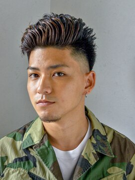 ボコカ(bococa) up bang fade style