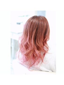 エフエフヘアー(ff hair) back style☆ハイライトグラデーションカラーvol.372