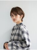 オフィスヘア/エアリーミディ/ショートパーマ/新宿