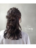 【札幌円山　ヘアセット(ハーフアップ)/ヘアアレンジ】