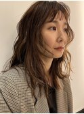 アンニュイウェーブ/ミルクティーベージュ/大人可愛い
