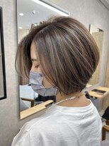 リベストバイジェービー 稲毛(li best. byjb)&nbsp;ペールベージュ/グラデーションカラー/外ハネボブ[稲毛/稲毛駅]