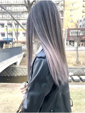 ワンスタイル(One style) 【2ケアブリーチ】バレイヤージュ+髪質改善トリートメント