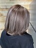 【SNSで話題】 カット＋脱白髪染めハイライト＋ケアブリーチ　※Men'sもOK