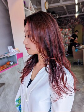 アンゼロ(UNZELO) 赤系ナチュラルグラデーション