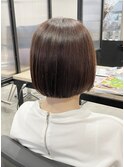 切りっぱなしボブ