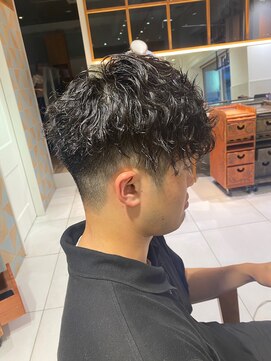 バブ バイネオリーブ(Bab by neolive) □波巻きハイライトマッシュパーマウルフ