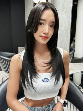 シティ(CITY) ブルージュカラー×ザクザクレイヤーカット　【CHICA】