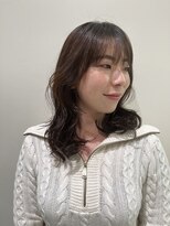 スタイル 茅ケ崎(STYLE)&nbsp;【ハクラ】コテ巻きパーマ 緩めパーマ ミディアムヘア