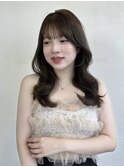 >>シースルー前髪  流れるお顔周り