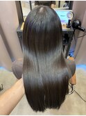 ナチュラルブラウンヘアスタイル/透明感カラー