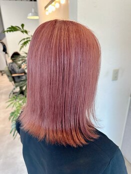 デジーヴュー(desir beaux)の写真/【蒲生四丁目/アドミオカラー取扱】ケアブリーチでダメージを抑え、圧倒的な色持ちで艶やかな美髪に導く...