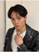目黒/品川 スペインカールブルーブラックフェザーパーマ