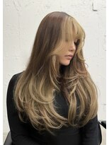 ヘアサロン エフ 渋谷(F)&nbsp;#ブリーチ　#ハイトーン　#ベージュ