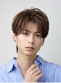 ニュアンス無造作センターパート