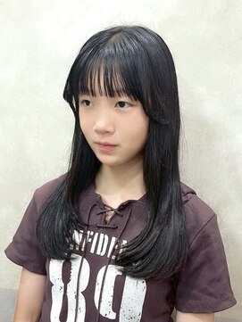 びゃんびゃん 江端店 似合わせカット/ダークアッシュ/大人ガーリー/ダブルカラー