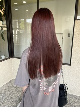 ジェクイントルジ(dekujin tri) 赤髪★ストレート