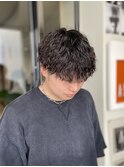 縦落ちパーマ」