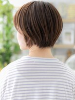 カバーヘア ブリス 上尾西口店(COVER HAIR bliss) ■くすみベージュ似合わせカット丸みショート401-2上尾20代30代