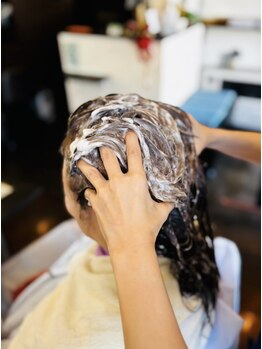 美容室 セカンドエフの写真/【千歳駅車5分/駐車場有】《デトックスヘッドスパ(long)¥4300》癒しのスパで頭皮と髪のバランスを整える―