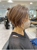 30代40代50代絶壁解消白髪ぼかし髪型ハイライト前髪山口