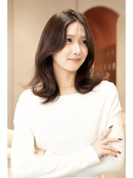 ジーナ セントラル銀座(Zina) 髪質改善*ココアブラウンくびれヘア*美髪【ZinaCENTRAL銀座】