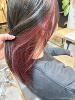 ローリーポーリークラウン(Roly Poly Clown)&nbsp;インナーカラー/チェリーピンク/チェリーレッド ＊ 20代30代40代